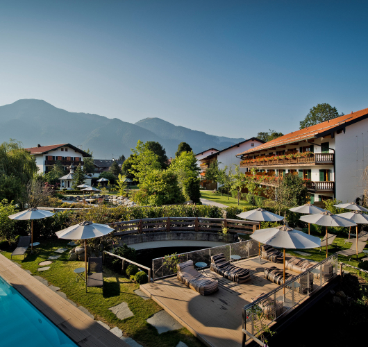 Luxury group accommodation property with mountain views