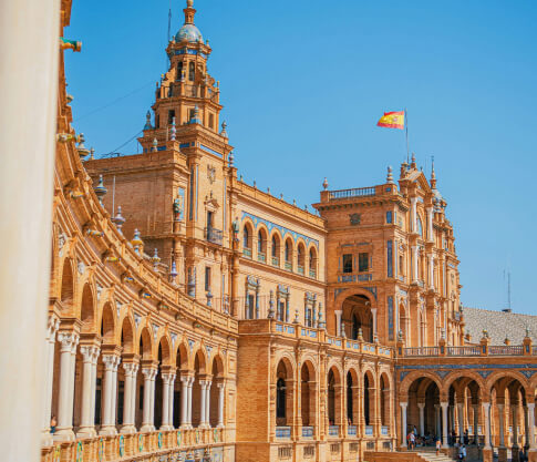 Plaza de España, Seville — Spanish Renaissance Revival architecture